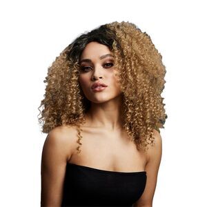 Fever Womens/Ladies Lizzo Wig / Caramel